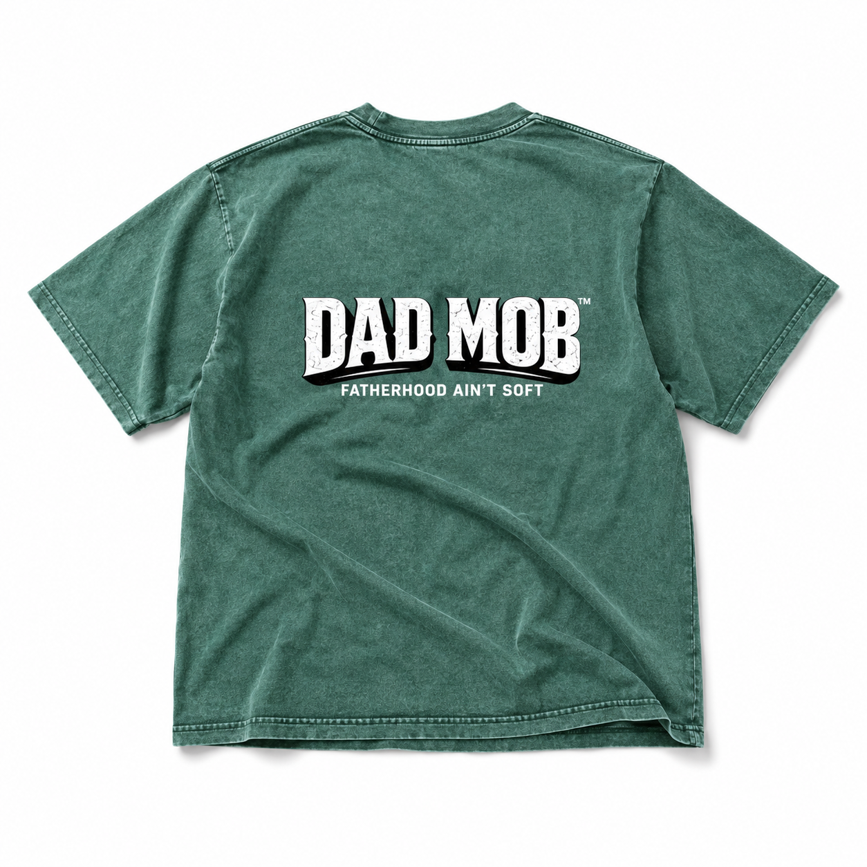 Dad Mob Vintage Wash Tee (Green)