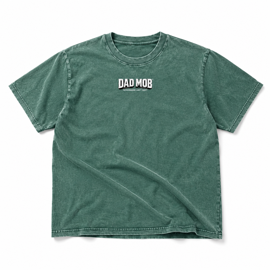Dad Mob Vintage Wash Tee (Green)