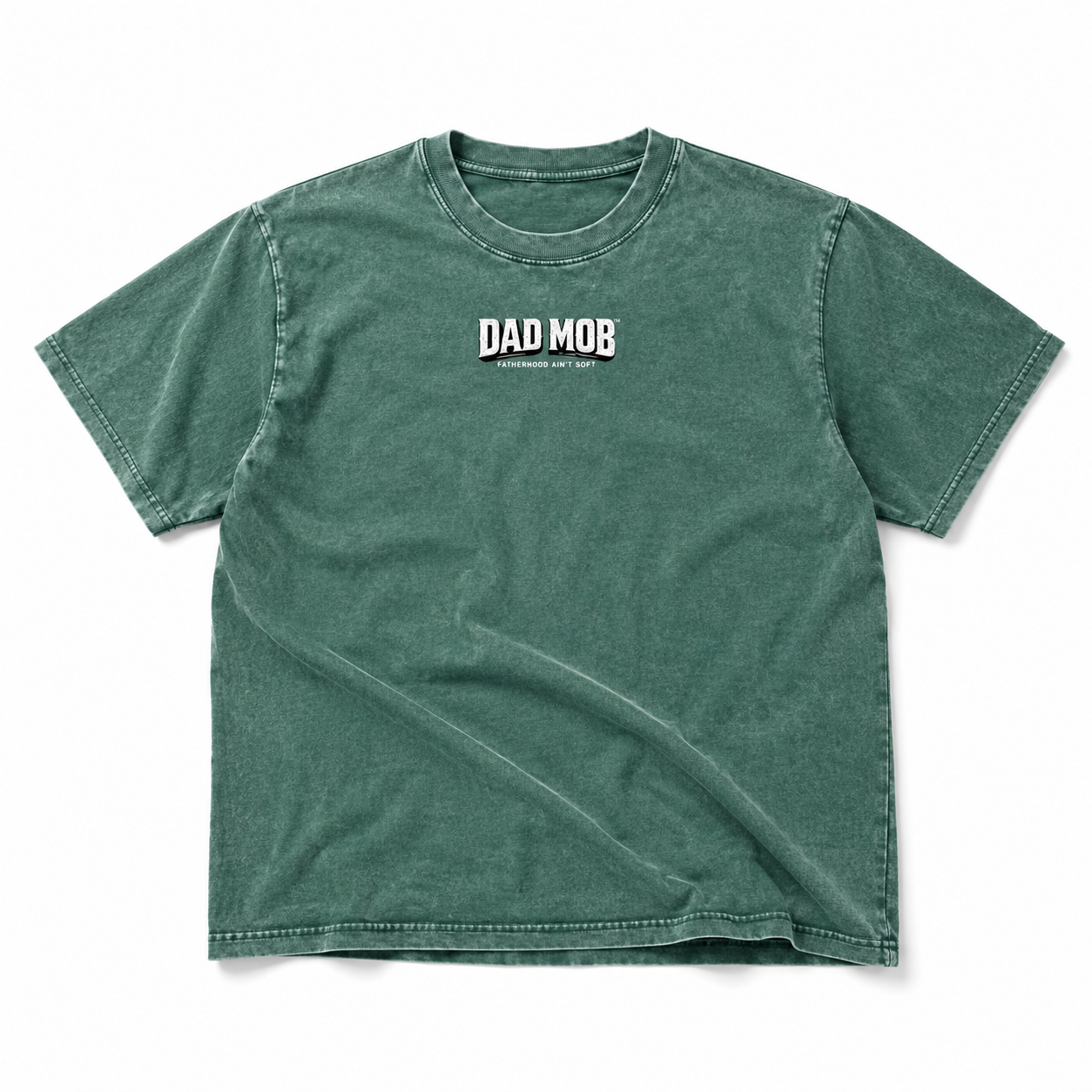 Dad Mob Vintage Wash Tee (Green)