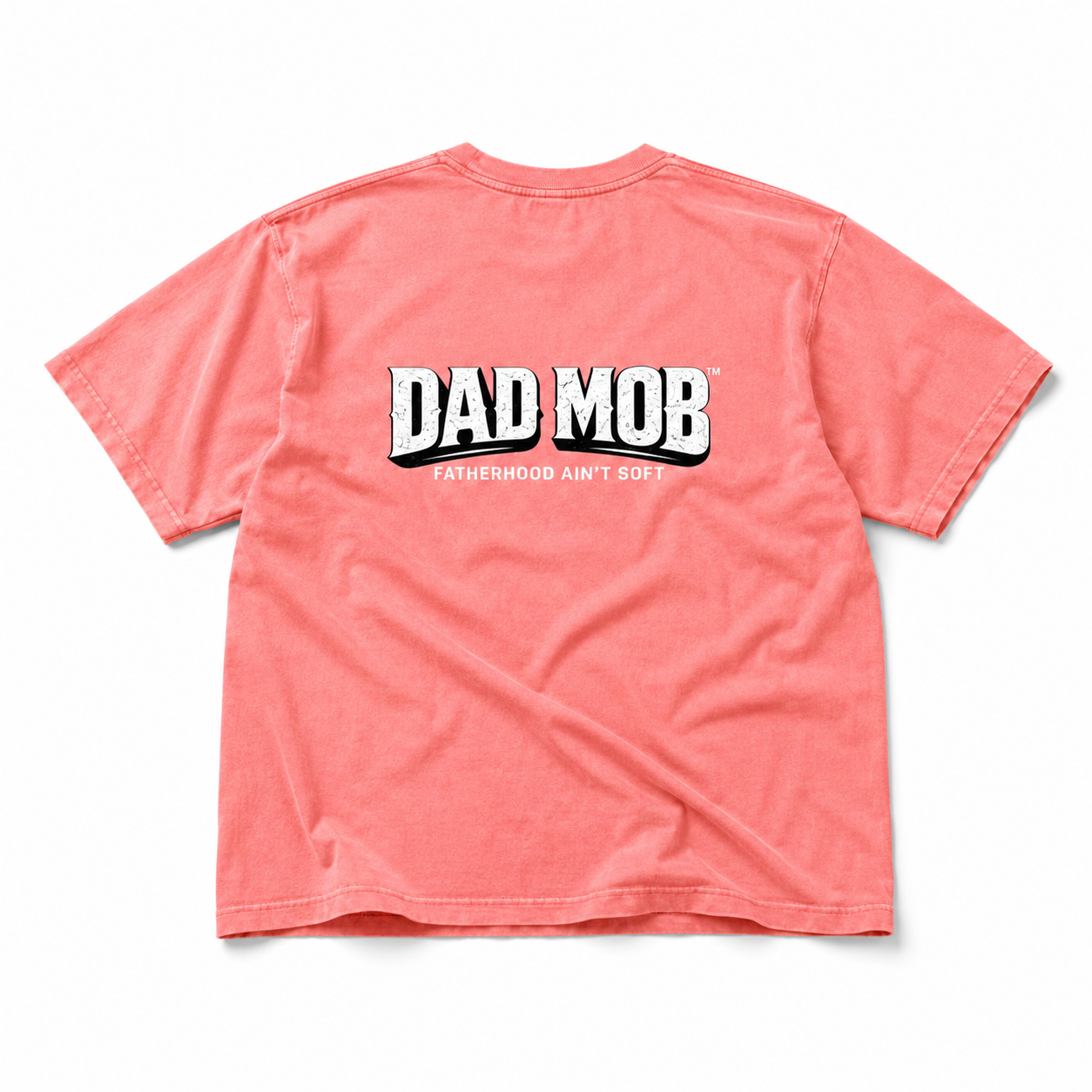 Dad Mob Vintage Wash Tee (Pink)