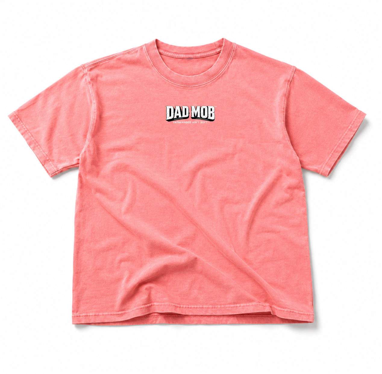 Dad Mob Vintage Wash Tee (Pink)